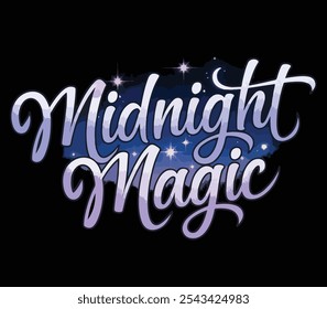 Midnight magic unique t-shirt design