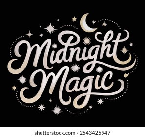 Midnight magic unique t-shirt design