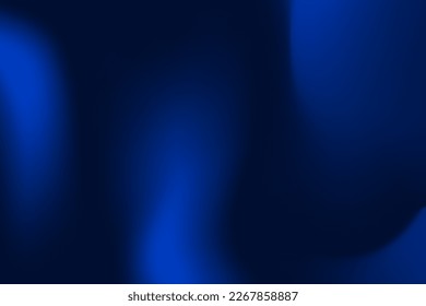 Midnight and Raspberry Blue gradient color waves, abstract background. Deep sea, dark sky, space concept, neon blue club. Editable Vector Illustration. EPS 10.