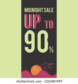 Midnight sale horror theme