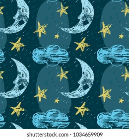 Midnight sky pattern