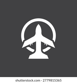 Midnight Wings Aviation Logo Design