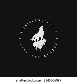 Midnight Wolf Logo Design Inspirations