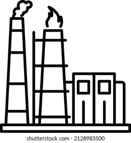 midstream lpg facilities Vector Icon Design, crude oil and natural Liquid Gas Symbol, Petroleum and gasoline Sign, power and energy market stock illustration, natural gas processing plant Concept