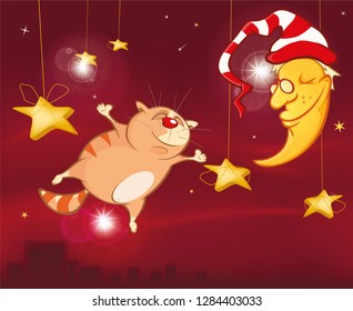 A Midsummer Night's Dream  A Cute Cat  Cartoon Character
