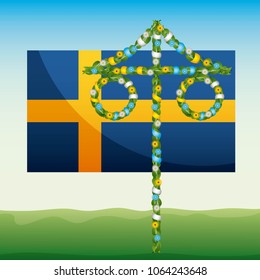 midsummer swedish celebration