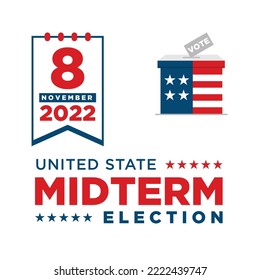 Midterm elections America's 2022 ballots and casting votes 8th November 2022