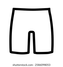 Midway Panties Icon. Men's Underwear Vector Illustration. underpants.