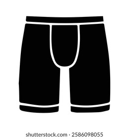 Midway Panties Icon. Men's Underwear Vector Illustration. underpants.