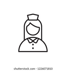 midwife icon vector