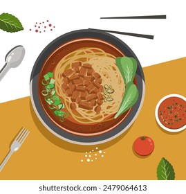 Mie ayam Indonesia food culture
