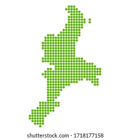 Mie Map circle polka dot icon