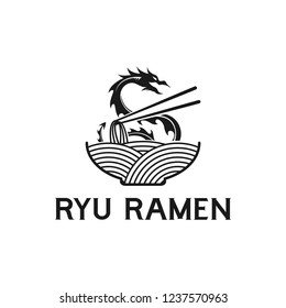 Mie ramen logo design