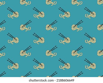mie ramen noodle udon pattern seamless food menu product background element vector logo wallpaper