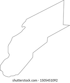 mifflin County map in Pennsylvania state