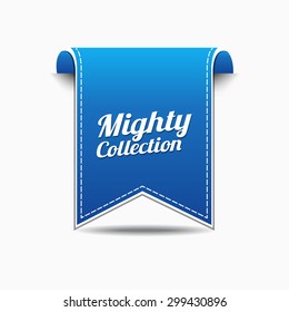 Mighty Collection Blue Vector Icon Design