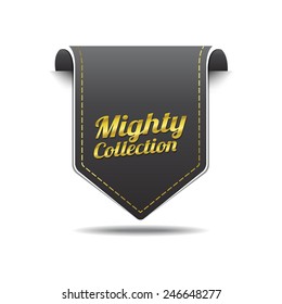Mighty Collection golden Vector Icon Design
