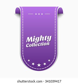 Mighty Collection Violet Vector Icon Design