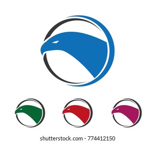 mighty eagle majestic vector logo design