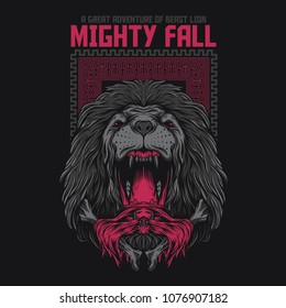 Mighty Fall Illustration