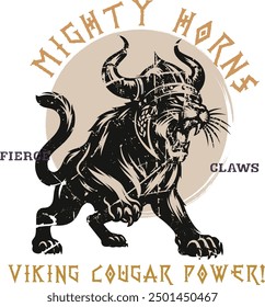 Cuernos poderosos, garras feroces Poder Vikingo Cougar