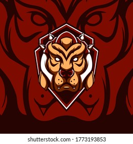 Mighty Lord Dog for logo, mascot gaming or other