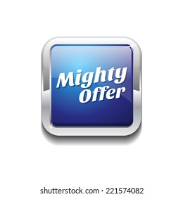 Mighty Offer Colorful Vector Icon Design