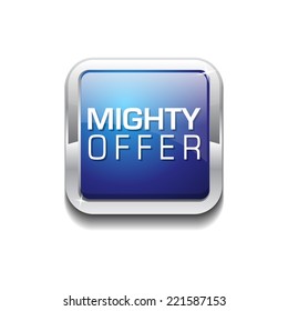 Mighty Offer Colorful Vector Icon Design