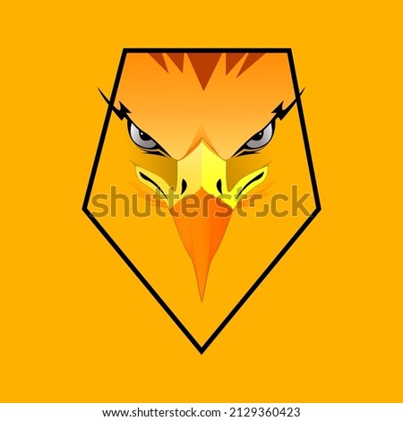 mighty and tough male eagle vector