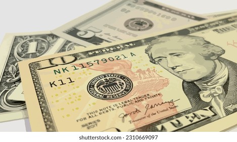 El poderoso dólar estadounidense. Revelando el símbolo del poder, la estabilidad y la moneda de reserva global