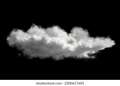 a mighty white cloud of mist, vapor, a transparent natural element