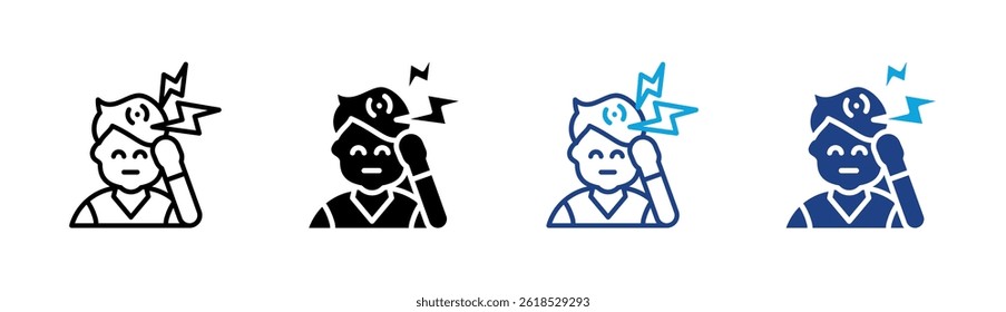 Migraine Icon Element For Design