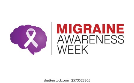Migraine logo. Vector illustration. Migraine Concept.