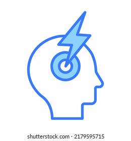 migraña Diseño de conceptos modernos, ilustración vectorial