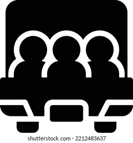 Migranten Vektorgrafik auf transparentem Hintergrund. Hochwertige Symbole. Glyphen Vektorsymbole für Konzept und Grafikdesign.
