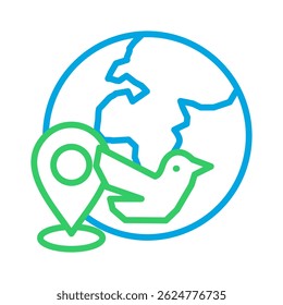 Migration Icon Element For Design