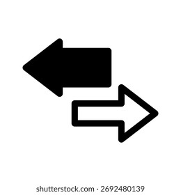 Migration Icon Vector Symbol Design Illustration