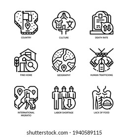 Estilo de esquema de iconos de migración