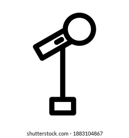 mike icon or logo isolated sign symbol vector illustration - high quality black style vector icons
