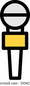 Farbsymbol der mikro-Vektorgrafik