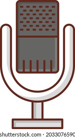 mike Vektorgrafik auf transparentem Hintergrund. Symbole in Premium-Qualität. Vector Line Flaches Farbsymbol für Konzept und Grafikdesign.