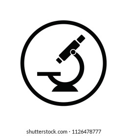 mikroskop vector logo