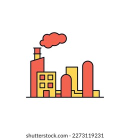 Mineralölwirtschaft, Industrie, Kraftstoffindustrie, Mineralölindustrie - Symbol