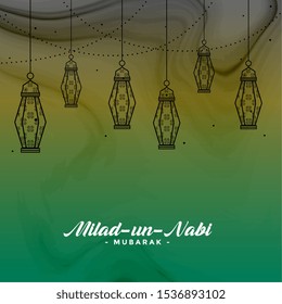 milad un nabi barawafat eid festival greeting design