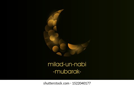 Milad-un-nabi mubarak festival background Vector 