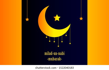 Milad-un-nabi mubarak festival background Vector 