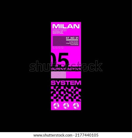 milan authentic city simple vintage fashion