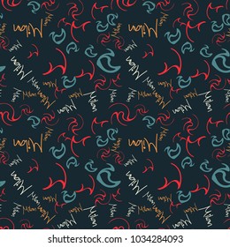 Milan creative pattern. Digital design for print, fabric, fashion or presentation.
