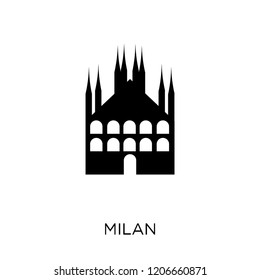 Milan icon. Milan symbol design from Architecture collection. Simple element vector illustration on white background.