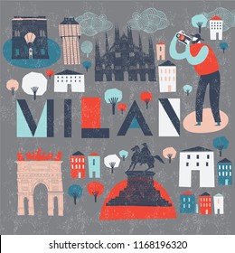 Milan. Italy. Print Design